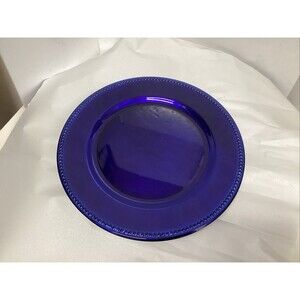 royal blue charger plates set of 12 round 13”